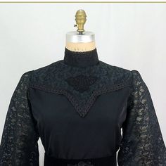 Formal Lace Collar Top For Fall, Formal Lace Top With Lace Collar For Fall, Formal Fall Lace Top With Lace Collar, Formal Lace Trim Blouse For Fall, Formal Fall Lace Top, Formal Lace Top With Lace Trim For Fall, Formal Black Lace Top With Lace Trim, Formal Fall Lace Top With Lace Trim, Black Lace Top With Lace Trim For Formal Occasions