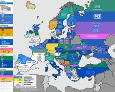 an image of a map that shows the countries where people are most likely in europe