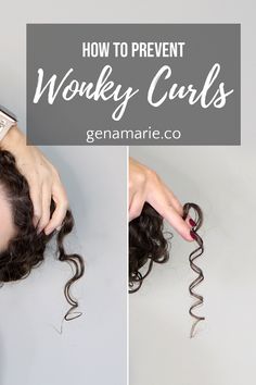 VIDEO: How to Get Volume, Prevent Flat Roots, & the Triangle Shape with Curly Hair - Gena Marie Curly Hair Styling Tips, How To Get Cute Curls, Stringy Curly Hair, Fine Low Density Curly Hair, How To Get Root Volume With Curly Hair, How To Get Soft Curls Naturally Curly, Styling Thick Curly Hair, How To Loosen Curls Natural Hair, Stringy Curls