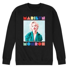 a sweatshirt with marilyn monroe on it and the words, you're in color