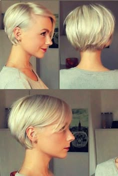 Hair Styles And Color, Oval Face Hairstyles, Hair Styles Easy, Short Blonde, Short Hair Styles Easy, Short Blonde Hair, Blonde Pixie, Short Hairstyle