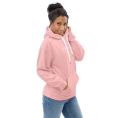 This comfy lovable cuties pink unisex hoodie has a soft outside with a vibrant print and an even softer brushed fleece inside. The hoodie has a relaxed fit, and it’s perfect for wrapping yourself into on a chilly evening.• 95% recycled polyester, 5% spandex• Fabric weight (may vary by 5%): 9.08 oz./yd.² (308 g/m²)• Soft cotton-feel fabric face• Brushed fleece fabric inside• Double-lined hood with design on both sides• Unisex style• Comes with drawstrings• Overlock seamsThis product is made especially for you as soon as you place an order, which is why it takes us a bit longer to deliver it to you. Making products on demand instead of in bulk helps reduce overproduction, so thank you for making thoughtful purchasing decisions!• Traceability:- Knitting—China- Dyeing—China- Manufacturing—Latv Pink Long Sleeve Hoodie With Drawstring, Pink Long Sleeve Hoodie With Drawstring Hood, Pink Fall Hoodie With Kangaroo Pocket, Pink Cotton Hooded Hoodie, Pink Fall Sweatshirt With Kangaroo Pocket, Pink Sweatshirt With Kangaroo Pocket For Fall, Pink Oversized Sporty Hoodie, Oversized Pink Sporty Hoodie, Sporty Oversized Pink Hoodie