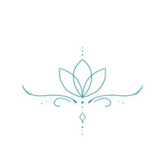 a drawing of a lotus flower on a white background