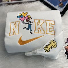 Attack On Titan Merch, Disney Nike, Carl And Ellie, Nike Embroidery, Up Disney, Pokemon Merchandise, Up Movie, Matching Sweatshirts