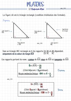 an image of a triangle and its corresponding angles