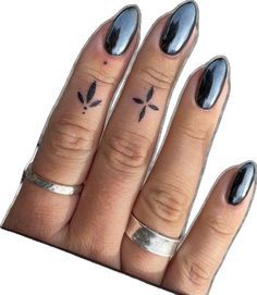 Black Chrome Nails, Smink Inspiration, Makijaż Smokey Eye, Nail Forms, White Nail, Black Nail, Chrome Nails, Nails Inspo, Black Nails