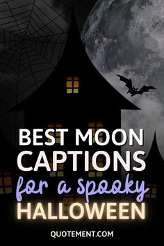 In this article, you will find more than 400 cute, catchy, and inspiring moon captions to make your Instagram post truly magical! Moon Captions, Moon Puns, Inspirational Lines, Halloween Moon, Beautiful Moon, Halloween Spooky, Spooky Halloween, Puns