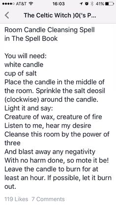 Bedroom Cleansing Ritual, Candle Cleansing Spell, White Candle Cleansing Spell, Room Protection Spell, Room Cleansing Spell, Room Cleansing Ritual, Home Warding Spell, How To Cleanse A Room, Cleansing Candles