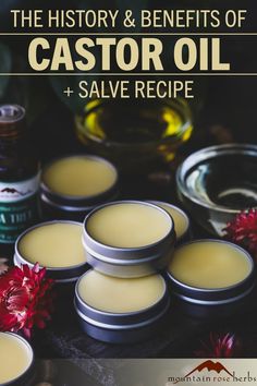 Winter Salve Recipe, Rosemary Salve Recipe, Castor Oil Salve, Essential Oil Salve Recipes, Castor Oil Lip Balm, Muscle Salve Recipe, Purslane Salve Recipe, Magnesium Salve Recipe, Oregano Salve Recipe