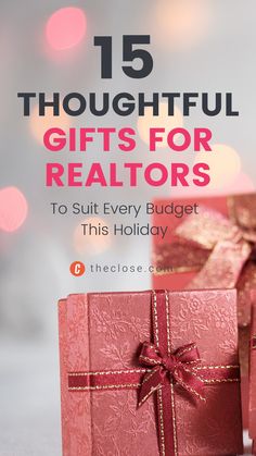 gifts for realtors with the title 15 thoughtful gifts for realtors to suit every budget this holiday