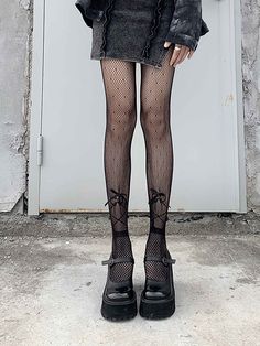 This price is for a pair of tights only, others are not included.   	 		 			Size 			Free Size 		 		 			Length 			60 Spring Black Mesh Legwear, Black Mesh Legwear For Spring, Black Fishnet Hosiery For Fall, Black Fishnet Tights For Fall, Punk Style Stretch Fishnet Legwear, Black Fishnet Legwear For Spring, Spring Black Fishnet Legwear, Spring Fishnet Legwear In Black, Tight Edgy Tights For Spring