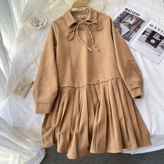 Materials: other Size: one size Color: blue, pink, apricot, Khaki Loose Belly, Doll Skirt, Pleated Skirt, Apricot, Bell Sleeve Top, Tunic Tops, Color Blue, Skirt, Women's Top