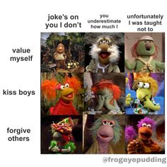 the muppets are all different kinds of people in their own words and pictures