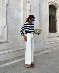 Chique Outfits, Mode Casual, Looks Street Style, Instagram Outfits, Parisian Chic, Looks Chic, 가을 패션, Looks Style, White Pants