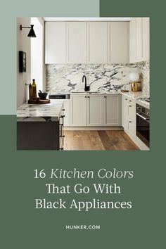 the kitchen colors that go with black appliances are an excellent way to brighten up your home