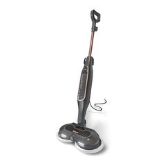 a black and silver vacuum on a white background