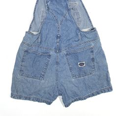 Item is in good used condition. > Size: L > Waist Size: 30" > Inside Leg: 3" > Sleeve: N/A" > Rise: 11" > Hem: 11" Wide Leg Dungarees, Summer Thrift, Overalls Blue, Blue Overalls, Wardrobe Pieces, Buy List, Denim Overalls, Winter 2024, Dream Bedroom