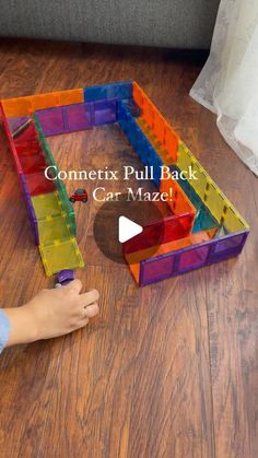 Mahima 🌈 Toy Collector on Instagram: "Connetix Pull Back Car 🚘 Maze  I’ve seen a lot of cool motorized car @connetix_tiles mazes recently and since we didn’t have any, I decided to try using our @driventoys pull back cars a go!   The right angle 📐 Connetix triangles worked perfectly with the Connetix rectangles to create a closed maze for the cars!   Stay tuned for more variations of this maze! Follow along for more play ideas.   *Connetix tiles gifted and purchased with collaborative discount.  * @driventoys pull back cars gifted by brand  . . . #connetixtiles #connetix #magnetictiles #driven #drivencars #carmaze #cars #toycars #driventoys #pullbackcars #car #kidsfun" Toddler Car Activities, Dinosaur Activities Preschool, Lolli And Pops, Car Activities, Easy Toddler Activities, Magnetic Toys, Dinosaur Activities