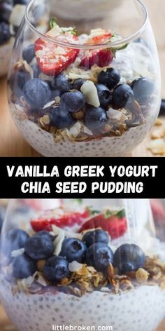 Overnight chia seed pudding made with wholesome ingredients and no refined sugar. Thick, creamy, and perfect healthy snack! Made with 6 simple ingredients, one bowl, and a whisk. Chia Seed Yogurt, Overnight Chia Seed Pudding, Chia Seed Breakfast, Chia Pudding Recipes Healthy, Overnight Chia Pudding, Overnight Chia, Chia Breakfast, Chia Seed Recipes Pudding, Chia Recipe