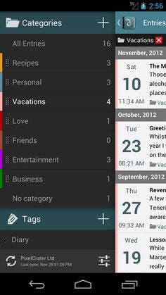 the calendar app is open and ready to be used on your smartphone or tablet device