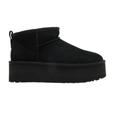 Black Mini Platform Ugg, Black Uggs Platform, Ugg Ultra Mini Platform Black, Ugg Platform Black, Black Platform Uggs, Platform Uggs Black, Uggs Ultra Mini, Expensive Stuff, Ugg Ultra Mini