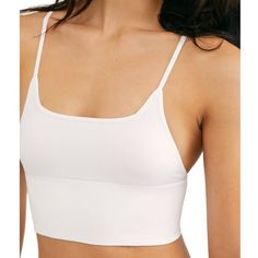 Free People Andi Square Neck Seamless Bralette Color: White New With Tag In Original Plastic Bag! Square Neckline Longline Silhouette Skinny Straps 92% Nylon, 8% Spandex Free People Seamless Bralette White Sports Bra With Built-in Bra For Summer, Summer Sports Bra With Removable Pads And Wide Straps, Solid Color Seamless Strappy Sports Bra, Seamless Yoga Bra With Tank Straps, Medium Support Cami Sports Bra, Yoga Bra With Spaghetti Adjustable Straps, Yoga Bra With Removable Pads And Spaghetti Straps, White Seamless Sports Bra With Spaghetti Straps, Seamless Strappy Yoga Crop Top