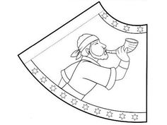 a coloring page with an image of a man drinking from a cup