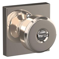 an image of a metal door knob