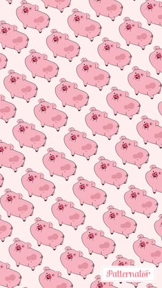 pink pig pattern on a white background with the words paternator written below it