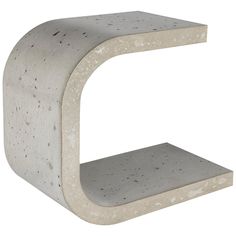 a concrete shelf that is shaped like an arch