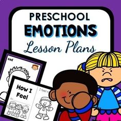 Emotions Theme Preschool, Emotions Activities Preschool, Emotions For Preschoolers, Preschool Sel, Feelings And Emotions Activities, Emotions Lesson, Theme Preschool Lesson Plans, Feelings Lesson Plans, Preschool Emotions