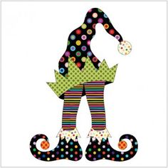 an image of a clown with polka dots on it