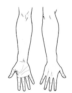 two hands are shown with their fingers extended