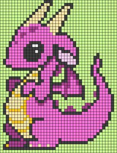 an image of a pixel art with pink and purple colors