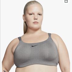 Nike Women's Bold High-Impact Sport Bra Condition: Nwt Size: 40d Color: Gray Ships Same Or Next Day! Offers Welcome! #Nike #Highimpact #Sports #Athleisure #Athletics #Sports #Sporty #Sportsbra #Gym #Workout #Outdoors Nike Sports Bra With Medium Bust Support, Nike Sports Bra For Light Exercise, Sports Athleisure, High Impact Sports Bra, Sport Bra, Gym Workout, Women's Intimates, Athleisure, Nike Women