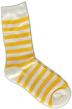 Casual White Lightweight Socks, Casual Lightweight White Socks, Trendy Comfortable White Socks, Casual Striped Summer Socks, Trendy Yellow Summer Socks, Playful Yellow Socks For Summer, Trendy Striped Socks For Spring, Casual Yellow Socks For Stocking Stuffers, Casual Yellow Socks For Spring