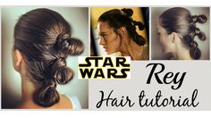 Rey Hair Star Wars, Rey Star Wars Hair, Rey Hairstyle, Star Wars Hairstyles, Princess Leia Hair, Girls Hairdos, Growing Out Hair