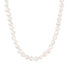 "Complete your look with this distinctively stylish baroque cultured pearl necklace. Complete your look with this distinctively stylish baroque cultured pearl necklace. Chain length: 18 in. Metal: 14k gold Finish: polished Packaging: boxed Additional details: double security filigree claspCULTURED PEARL DETAILS Type: freshwater Size: 10 mm - 11 mm Shape: baroque Color: white Gemstones may have been treated to enhance their appearance. Special care may be required. Please visit our Gemstone Treat Formal Baroque Pearl Necklace With Pearl Charm, Formal Baroque Pearl Necklace With Charm, Classic Baroque Pearl Drop Necklaces, Classic Baroque Pearl Chain Necklace, Formal Baroque Pearl Drop Necklace, Baroque Pearl Drop Necklace For Formal Occasions, Formal Baroque Pearl Beaded Necklace, Classic Baroque Pearl Necklace With Pearl Charm, Classic Baroque Pearl Necklace With Pendant