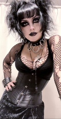 Goth subculture
Goth fashion
Goth girl with big hair and dark makeup Outfits Goth, Goth Outfit Inspo, Punk Subculture, Traditional Goth, Goth Prom, Goth Fits, Goth Club, Goth Outfit Ideas