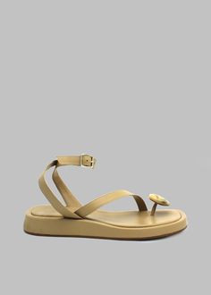 GIA x RHW Rosie Flat Wrap Sandal - Taupe Shoes GIA x RHW Beige Toe Post Sandals With Removable Insole, Beige T-strap Sandals With Removable Insole, Core Wardrobe, Rosie Huntington, Huntington Whiteley, Wrap Sandals, Paris Woman, Rosie Huntington Whiteley, Marble Effect