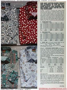 1991 Sears Spring Summer Catalog, Page 379 - Christmas Catalogs & Holiday Wishbooks Retro Stuff, Floral Tie