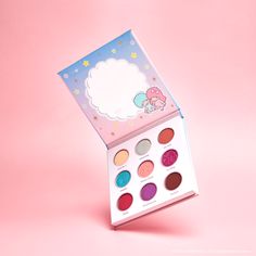 Description ★ WHY YOU'LL LOVE ITThe Little Twin Stars Dream Cloud Eyeshadow Palette features 9 multi-finish pigments, from silky mattes to bold shimmers. Create soft, dreamy eye looks with pops of purple or dazzling blue and silver! These eye-catching hues are perfect for everyday looks to all-out glam.★ BENEFITS✓ Comes with built-in mirror✓ Travel-friendly✓ Highly pigmented & blends like a dream★ GOOD TO KNOWThis product is: Cruelty-Free & Made With Love. Ingredients [Wish For U, My Twin, Dream Cloud Eyeshadow, Disney Lines, The Crème Shop, Eye Looks, Eyes Lips Face, Twin Stars, Skincare Tools, Faux Mink Lashes, Line Friends