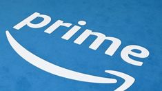 the amazon prime logo is displayed on a tennis court