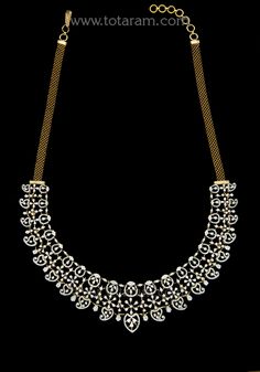 18 Karat Gold '3 in 1' White & Yellow Gold Polish Diamond Necklace with Color Stones & South Sea Pearls
  This Product has a Detachable Pendant which can be used as a separate Pendant with most Chains
  This Product has Inter Changeable Stones in the Necklace
  Length of the Pendant : 2.95 inches
  Width of the Pendant : 1.65 inches
  This item does NOT come with an IGI diamond certificate BUT we can get it certified and sent with an IGI diamond certificate - it will take an extra 10 days time t Detachable Pendant, Color Stones, Indian Textiles, Fancy Diamonds, South Seas, South Sea Pearls, Sea Pearls, Gold Polish, Diamond Jewellery