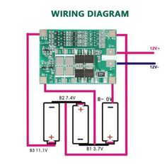 the wiring diagram for an electronic device