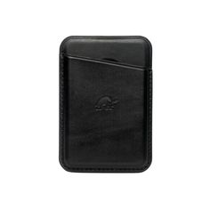 Leather MagSafe Wallet - BLACK EDITION – Bullstrap Black Rectangular Tech Accessories For Daily Use, Modern Black Wallet With Cell Phone Pocket, Everyday Black Rectangular Tech Accessories, Rectangular Black Tech Accessories, Black Rectangular Card Holder With Phone Sleeve, Black Rfid Blocking Card Holder For Everyday Use, Functional Black Card Holder With Cell Phone Pocket, Modern Black Card Holder With Cell Phone Pocket, Functional Black Card Holder For Everyday Use