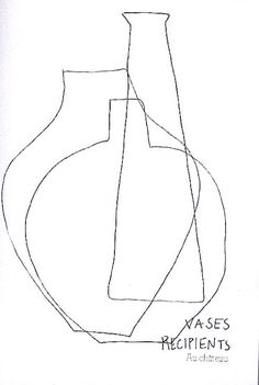 a black and white drawing of a vase with the words vasses recipient's on it