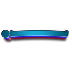 a blue and red ribbon on a white background with space for your text or image