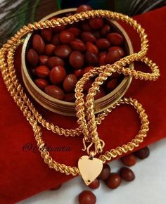 Kerala Thali Mala Design, Kerala Thali Locket, Wedding Thali, Mens Gold Chain Necklace