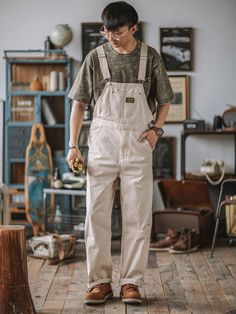 Overalls are synonymous with workwear.These ones are cut from cotton in a classic brown hue, then detailed with all those workshop-ready features like an array of pockets, a hammer loop and adjustable straps at the front. 100% Cotton Adjustable Shoulder Straps Chest Pocket 2 Side Pockets 3 Back Pockets Style Number: SIZING & FIT Please carefully read the size info before purchase! Different products have different size info.Please use this info as a general guide as measurements are approximate. Everyday Bib Front Overalls With Pockets, Utility Cotton Overalls For Outdoor, Utility Cotton Overalls With Adjustable Straps, Cotton Utility Overalls With Adjustable Straps, Utility Cotton Overalls With Patch Pockets, Utility Cotton Overalls With Pockets, Utility Overalls With Adjustable Straps For Everyday, Everyday Utility Overalls With Adjustable Straps, Utility Overalls With Patch Pockets For Work